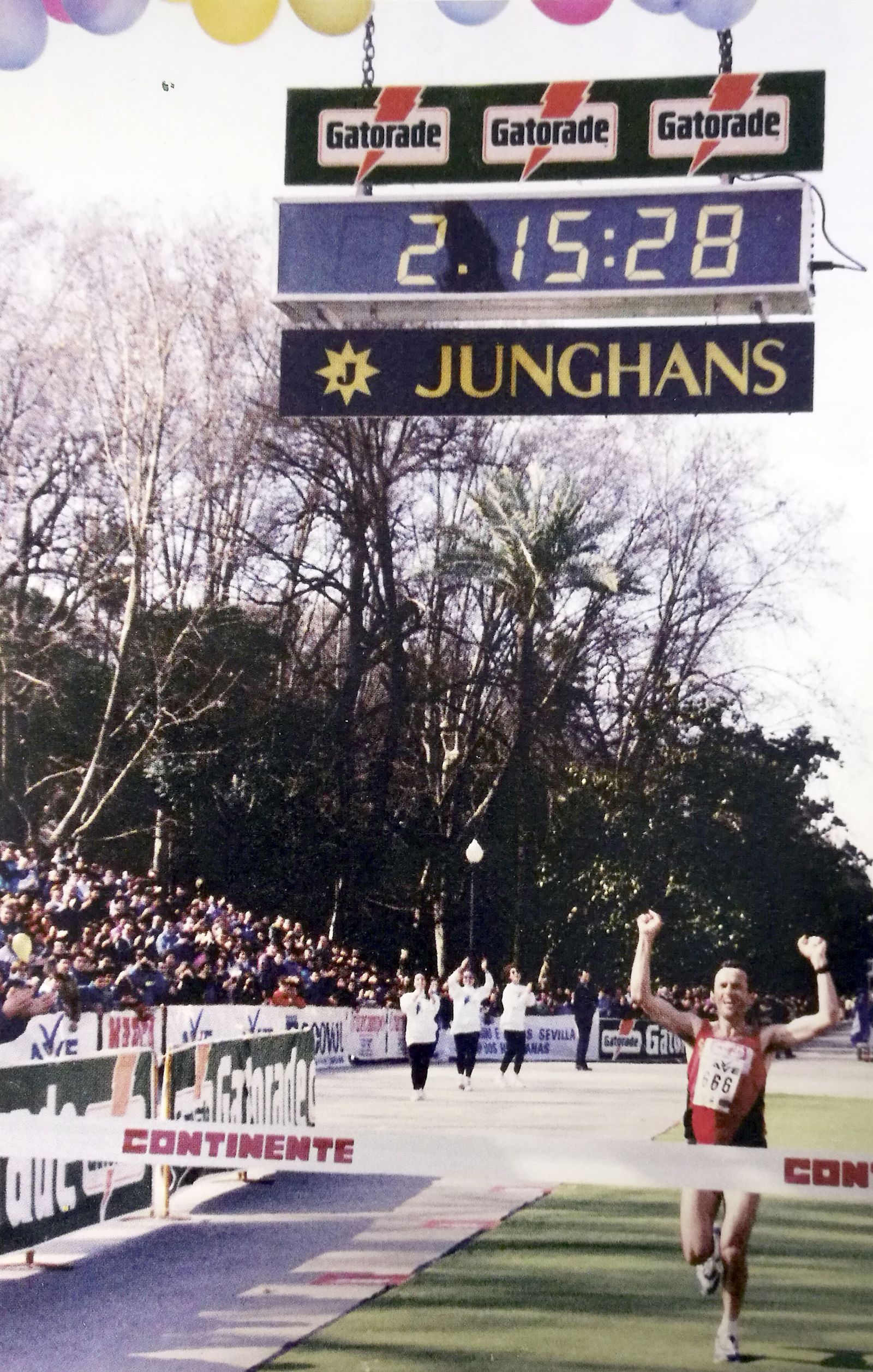 Miguel Ríos gana el maratón de  la edición de 1992.