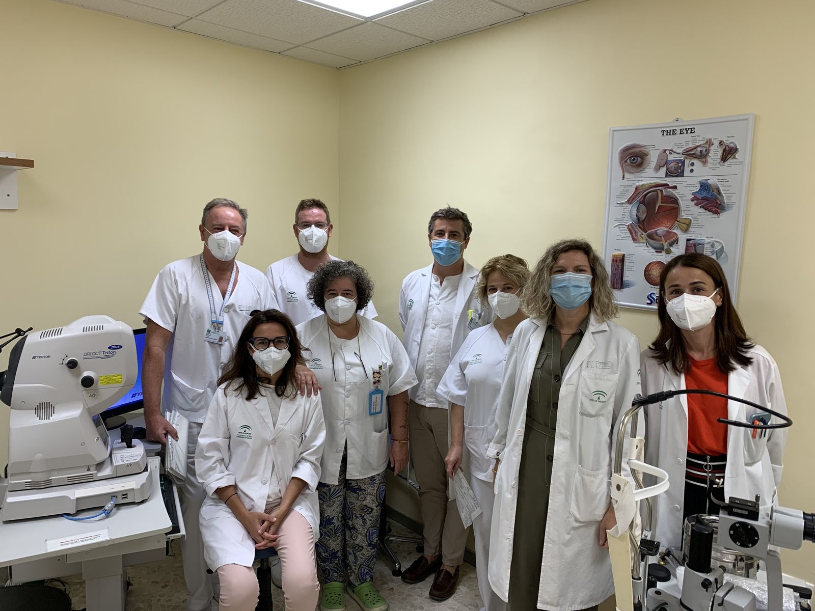 Profesionales de la Unidad de acto único contra la Degeneración Macular