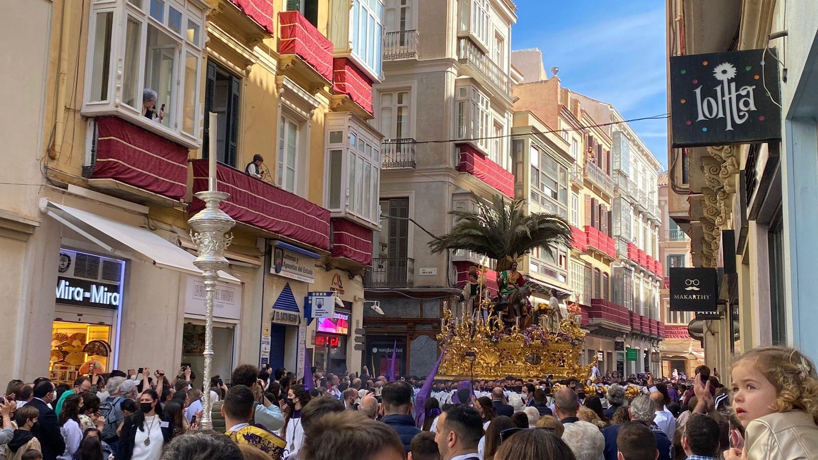 Pollinica avanza para inaugurar el recorrido oficial de la Semana Santa 2022. Pollinica avanza para inaugurar el recorrido oficial de la Semana Santa 2022.