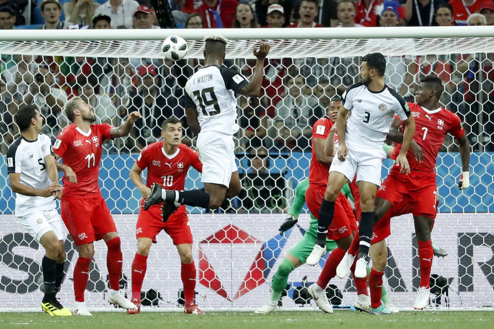 Las imágenes del Suiza-Costa Rica