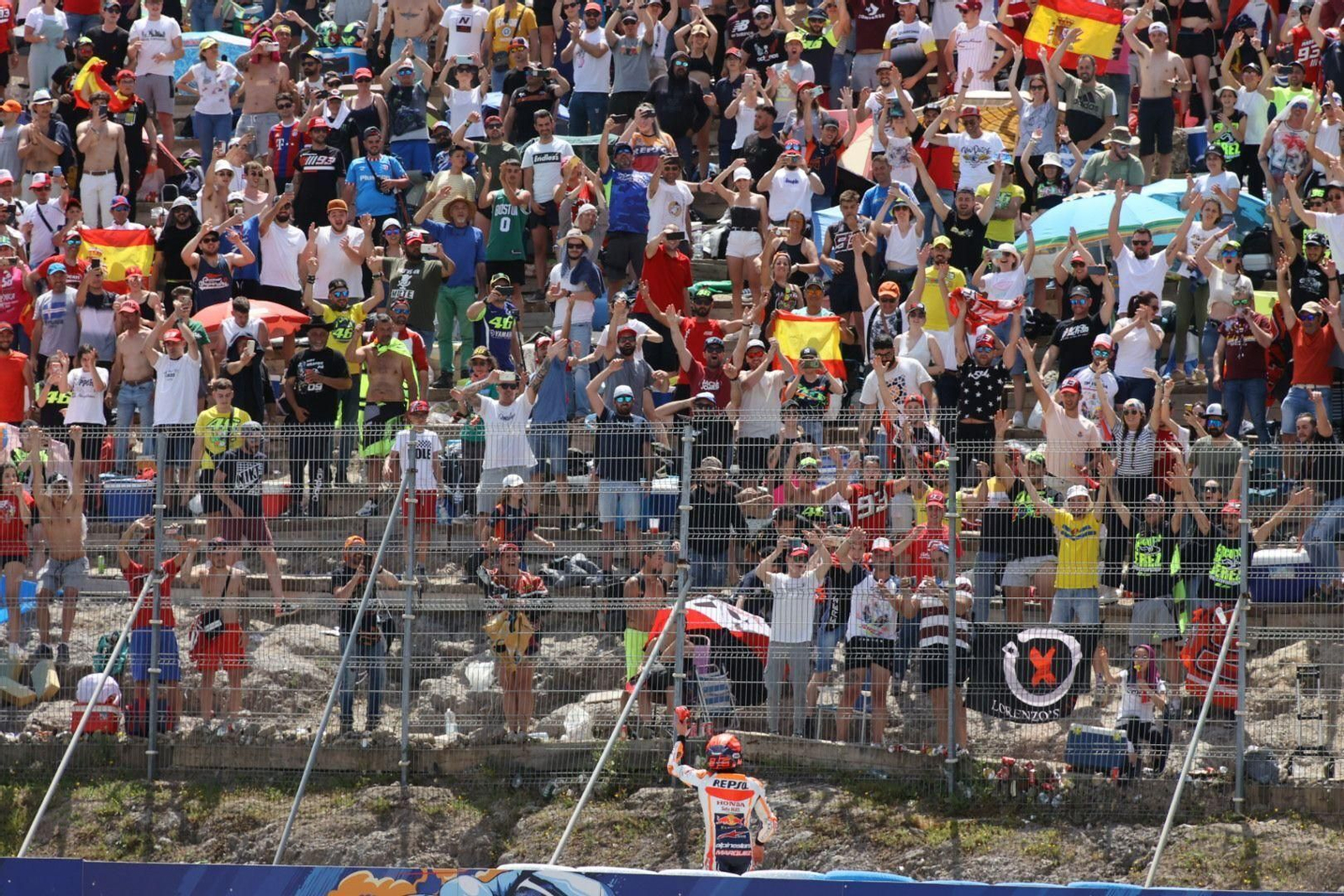 Marc y su ‘salvada’: “La afición de Jerez me ha levantado la moto”