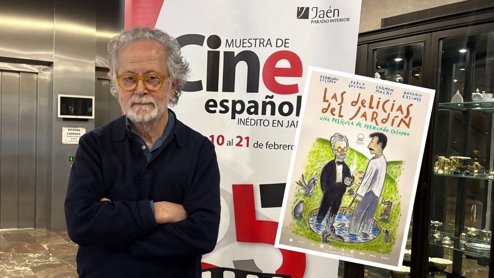 Fernando Colomo en la Muestra de Cine Español Inédito en Jaén.