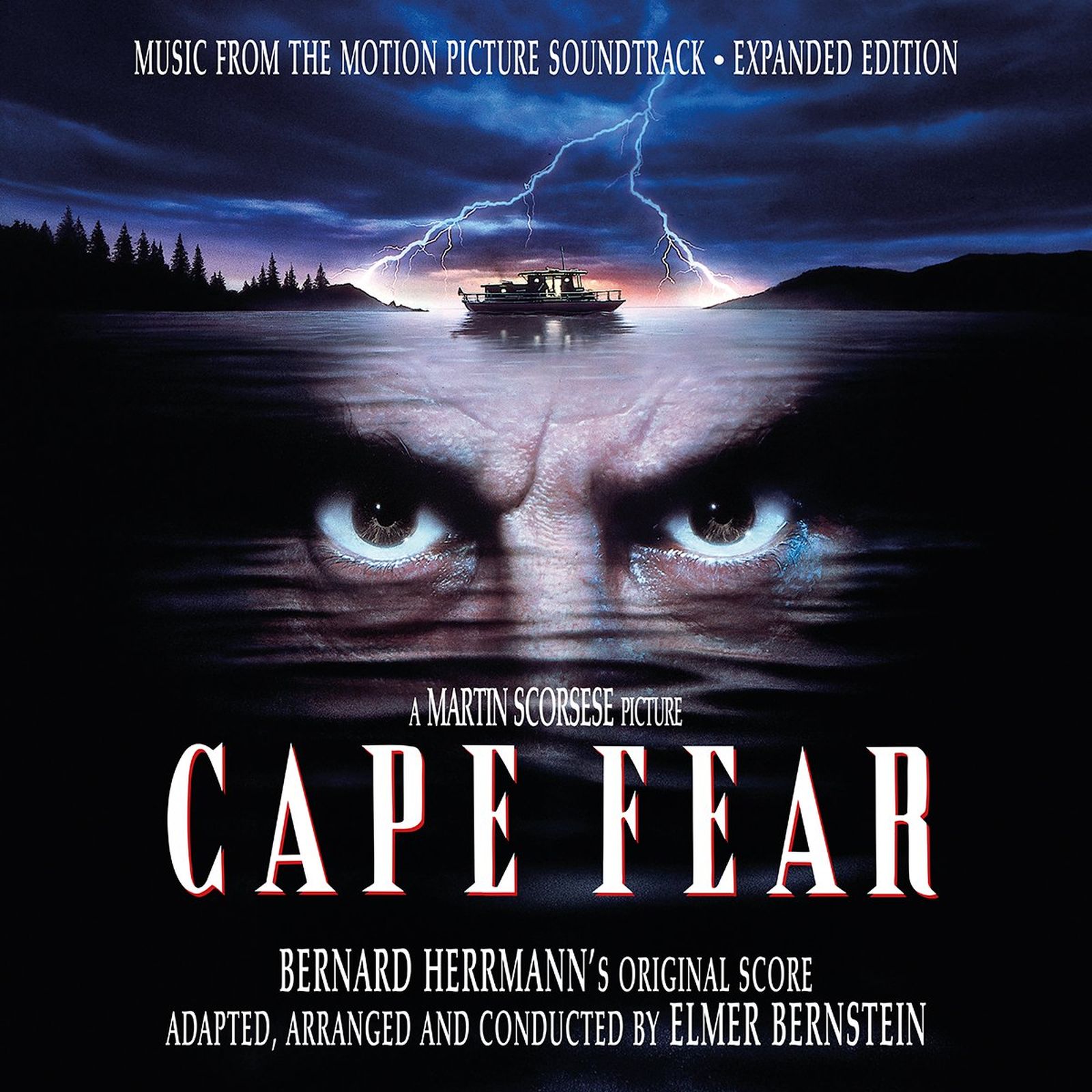 Portada de edición expandida de la BSO de 'Cape Fear' en Quartet Records.
