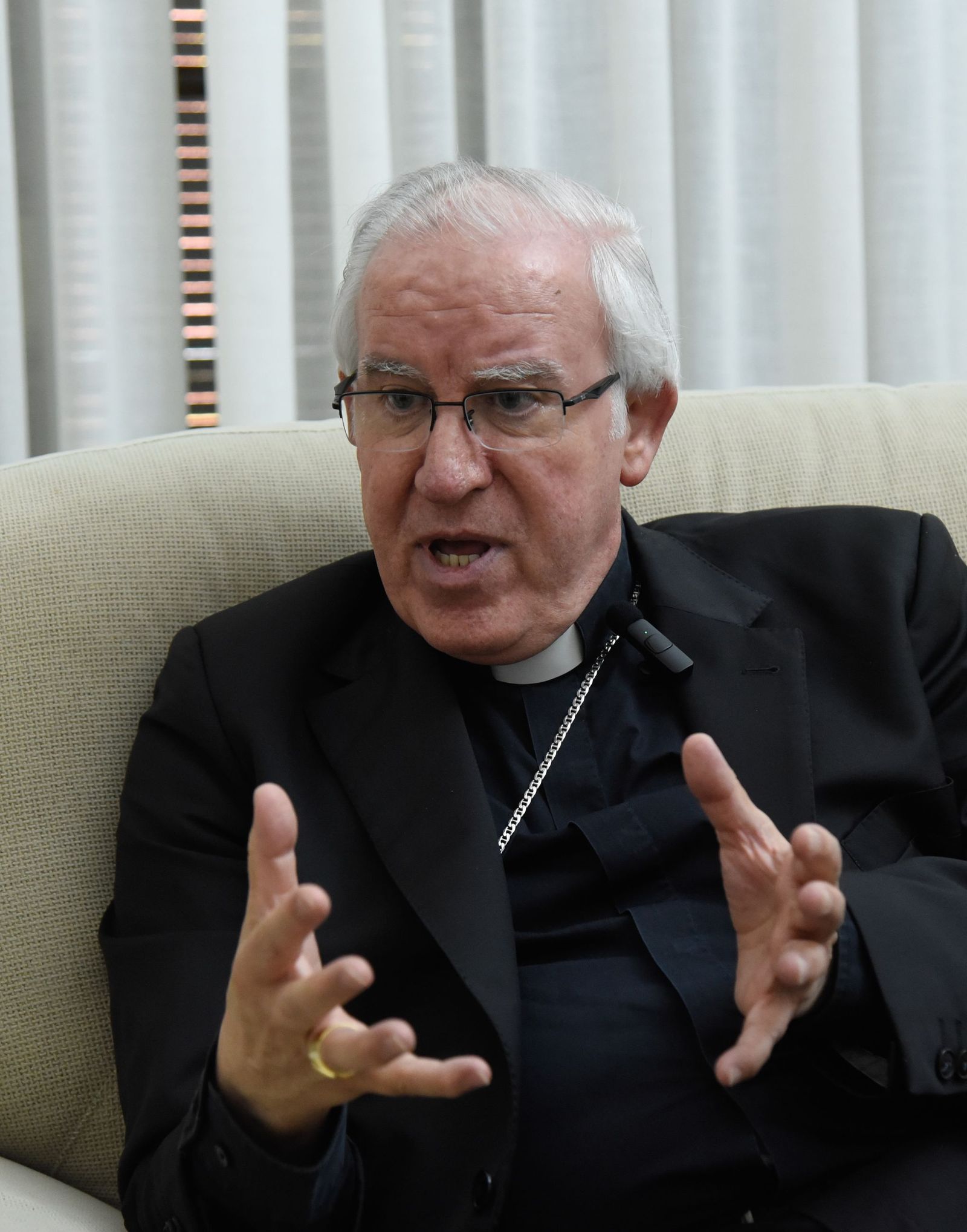 El arzobispo de Sevilla, durante la entrevista concedida a 'Diario de Sevilla'.