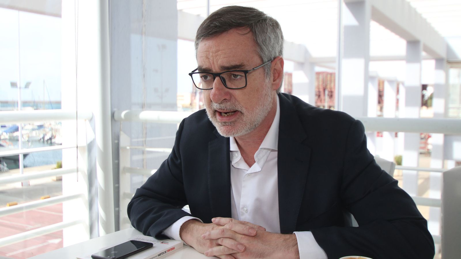 José Manuel Villegas durante la entrevista en su visita de esta semana a la capital