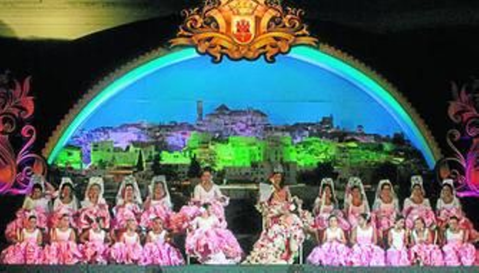 Una de las actuaciones musicales del acto de coronación de San Roque.