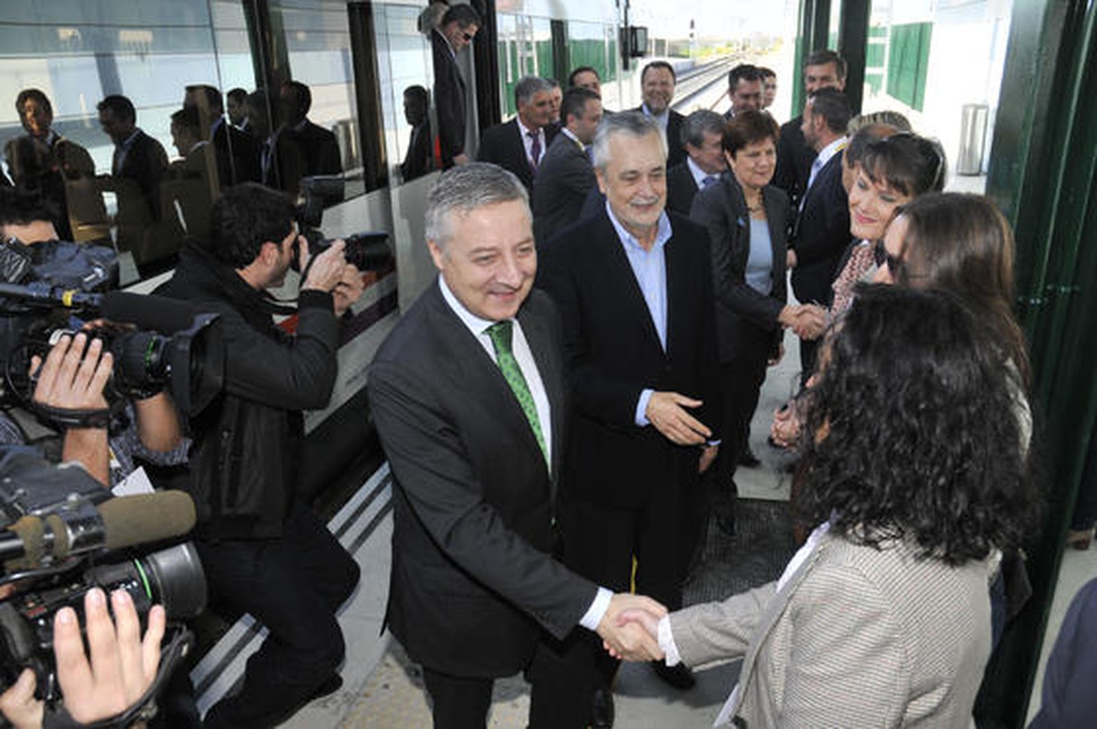 Llegada a la estación de Valencina-Santiponce.

Foto: Juan Carlos Vazquez
