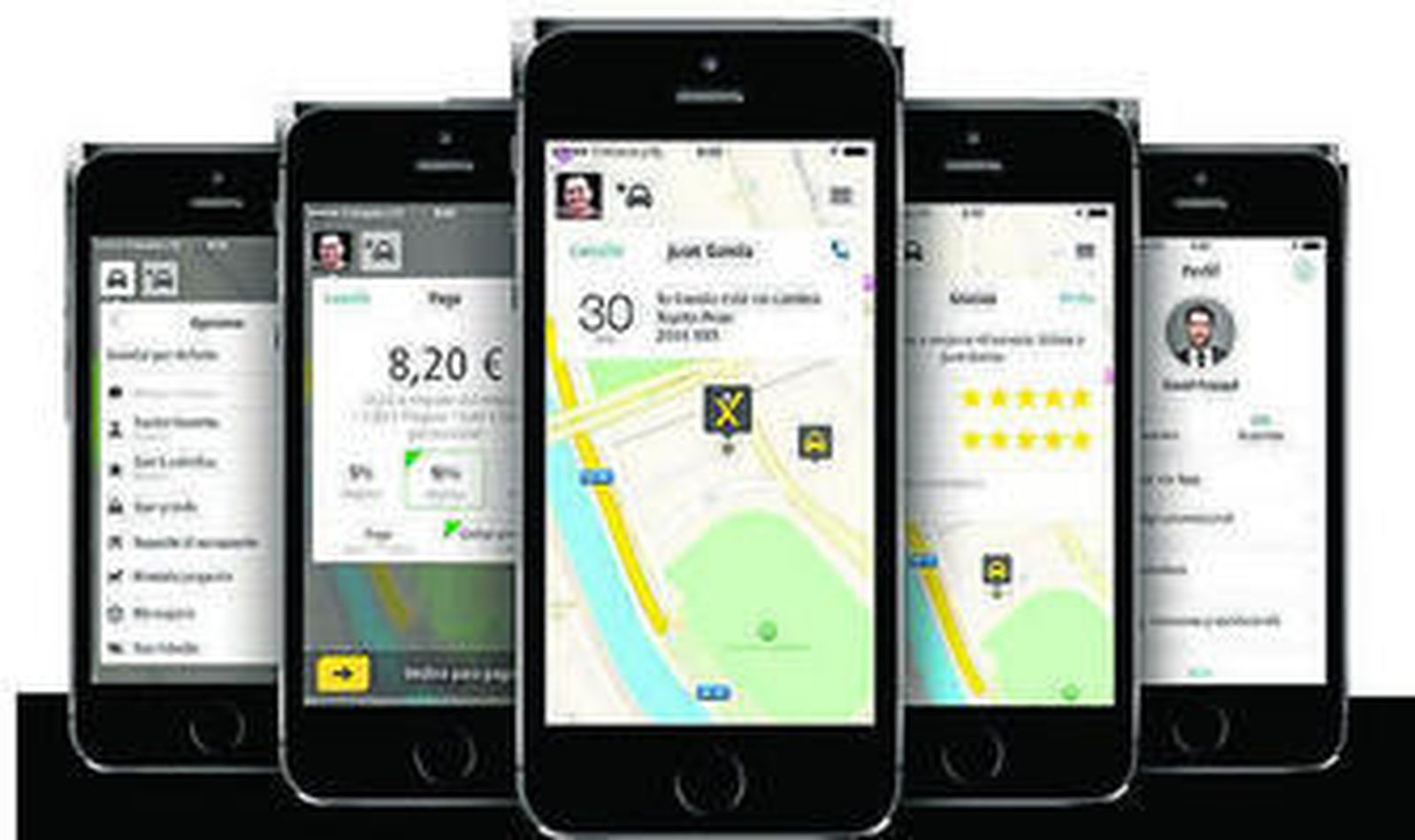 Con esta aplicación es posible pedir y pagar un taxi usando sólo el teléfono.