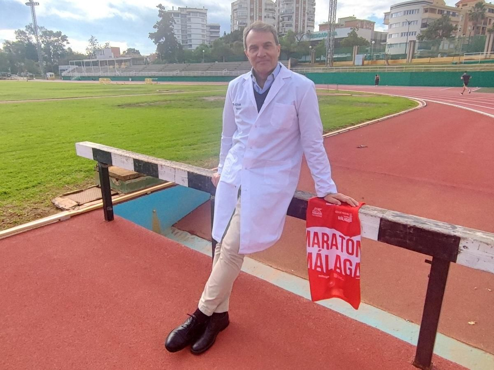 El doctor Santiago Mera, en Carranque.