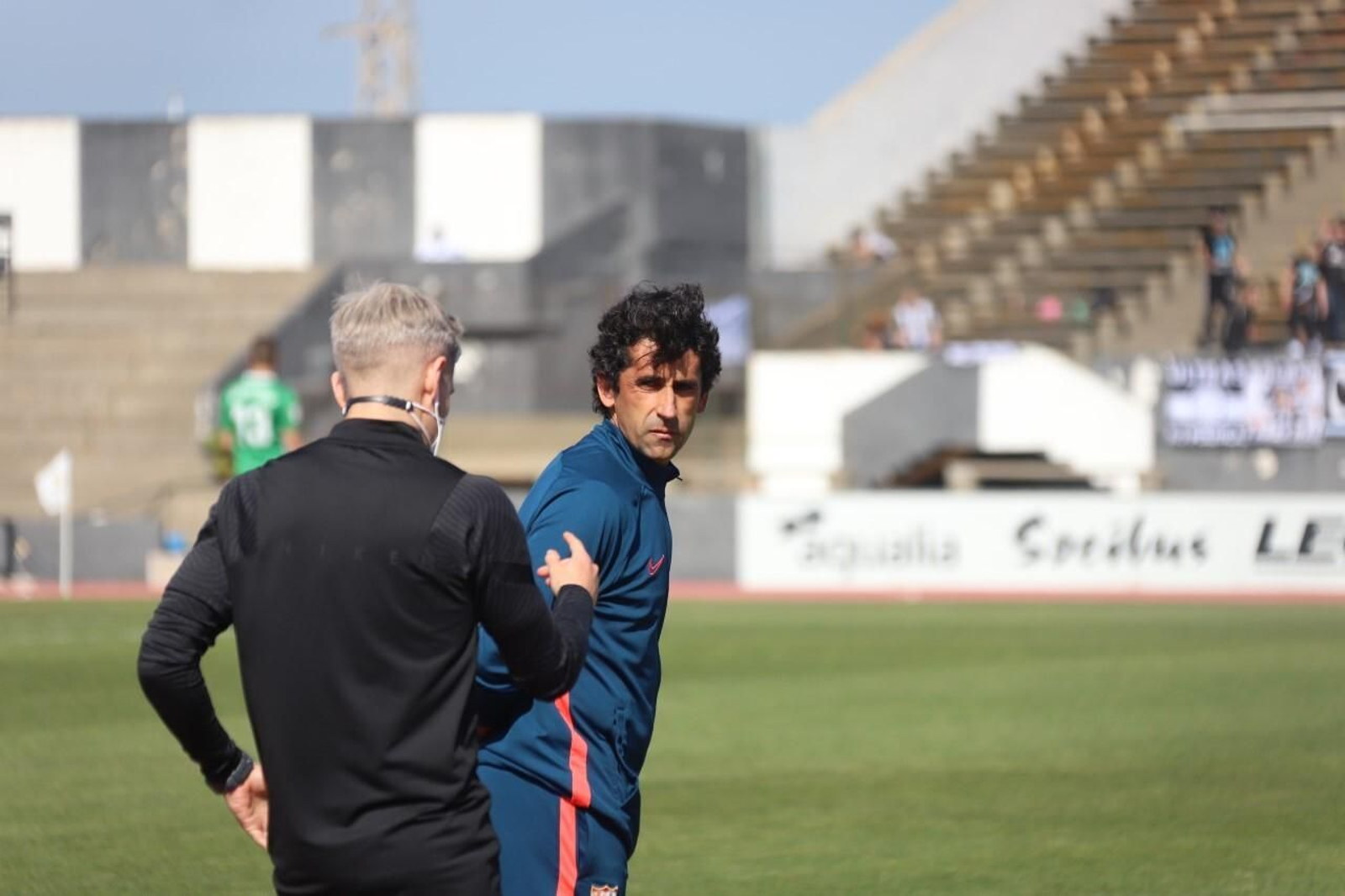 Paco Gallardo, en el Municipal de La Línea.