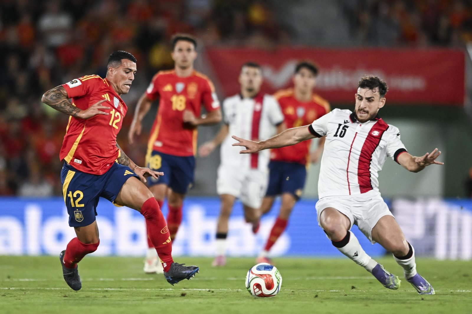 Las mejores fotos del España-Georgia