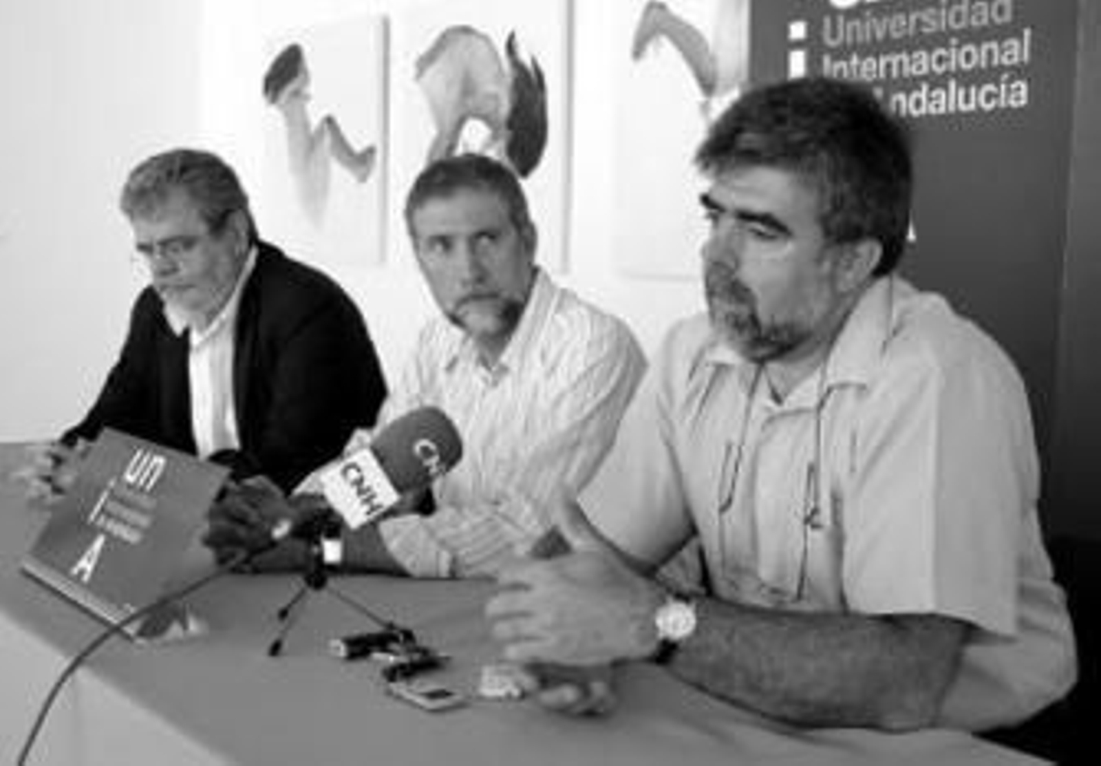 Joaquín Aramburu, José Zamorano y José Fernández Pérez.