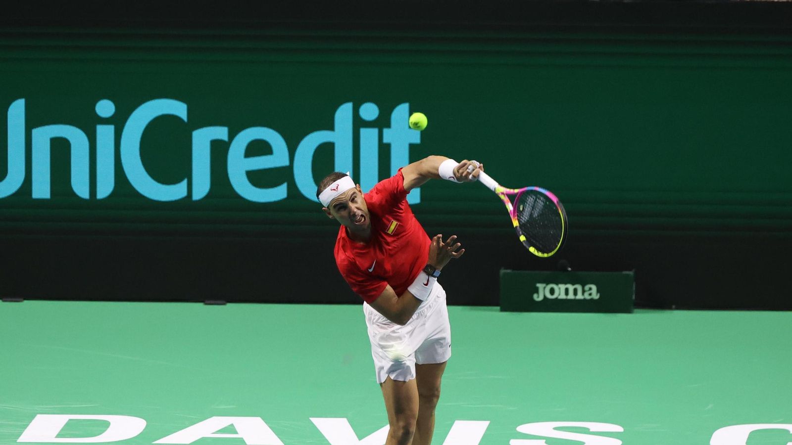 Búscate en las gradas del Carpena en la Copa Davis de Málaga