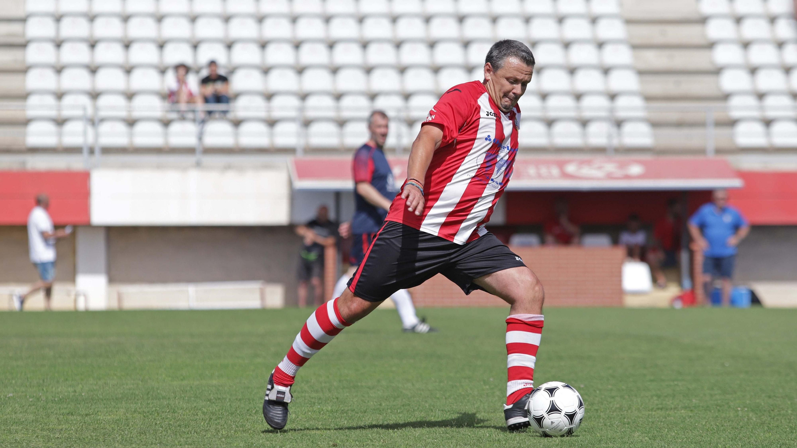 Fotos del triangular de homenaje a Fernando Gallego de los Veteranos del Algeciras CF
