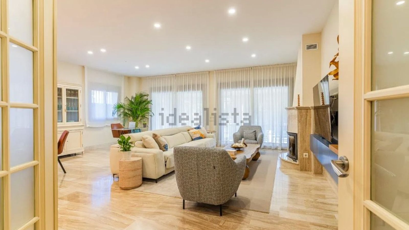 Salón principal de la vivienda.