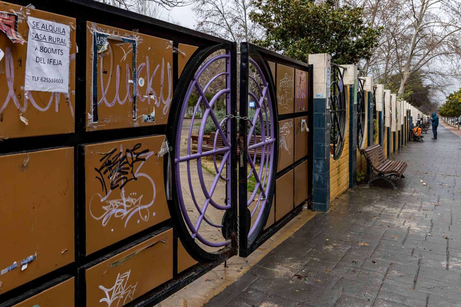 Parques cerrados por el temporal