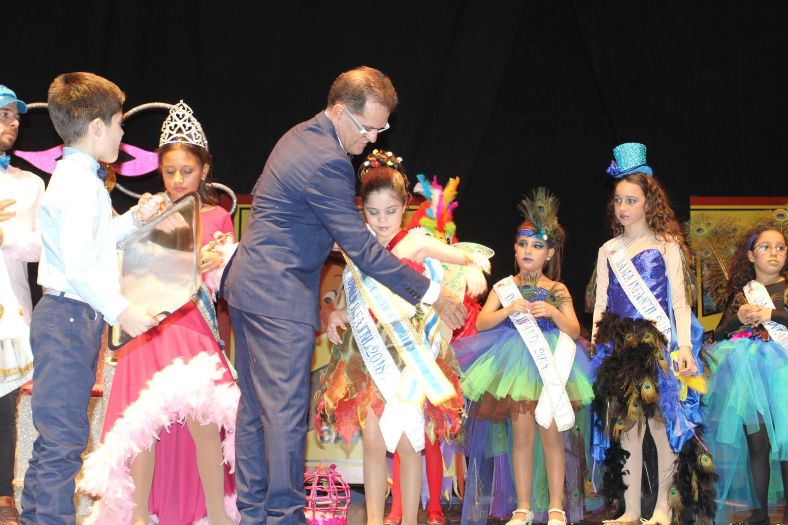 Gala de la coronación de  la choquera mayor e infantil del Carnaval Colombino 2018