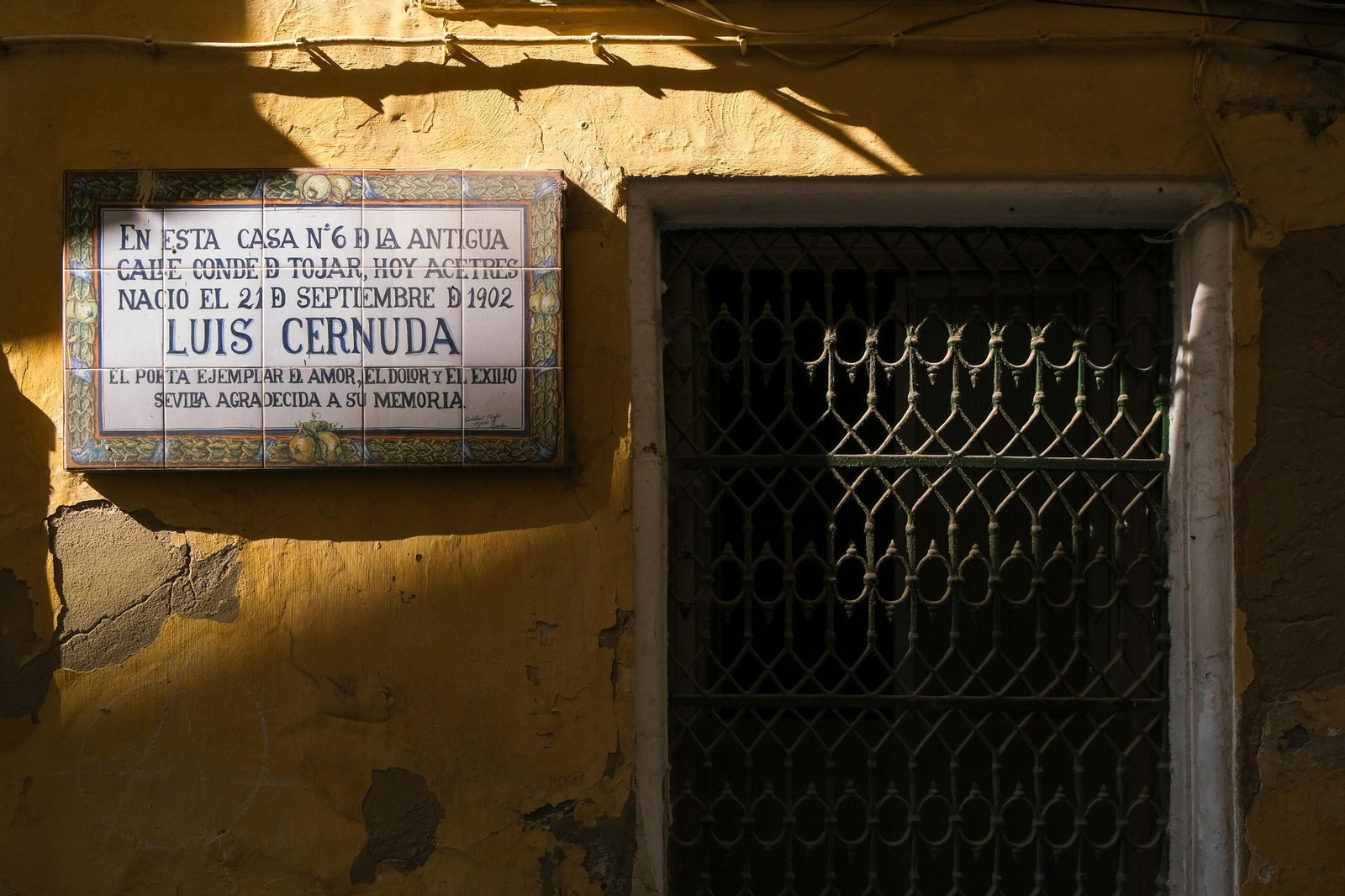 La Casa Natal de Luis Cernuda.