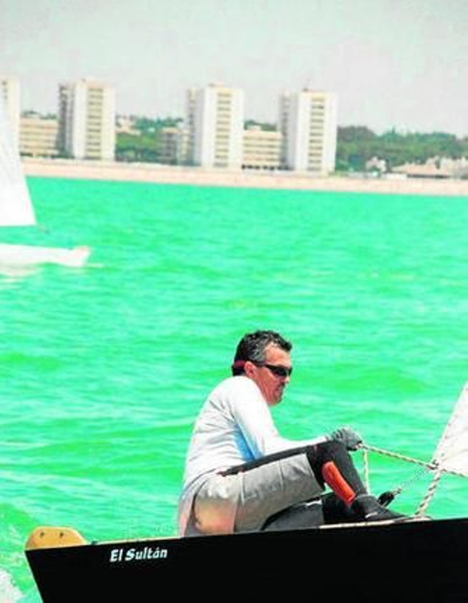 Ramón Calero, navegando en la última jornada.