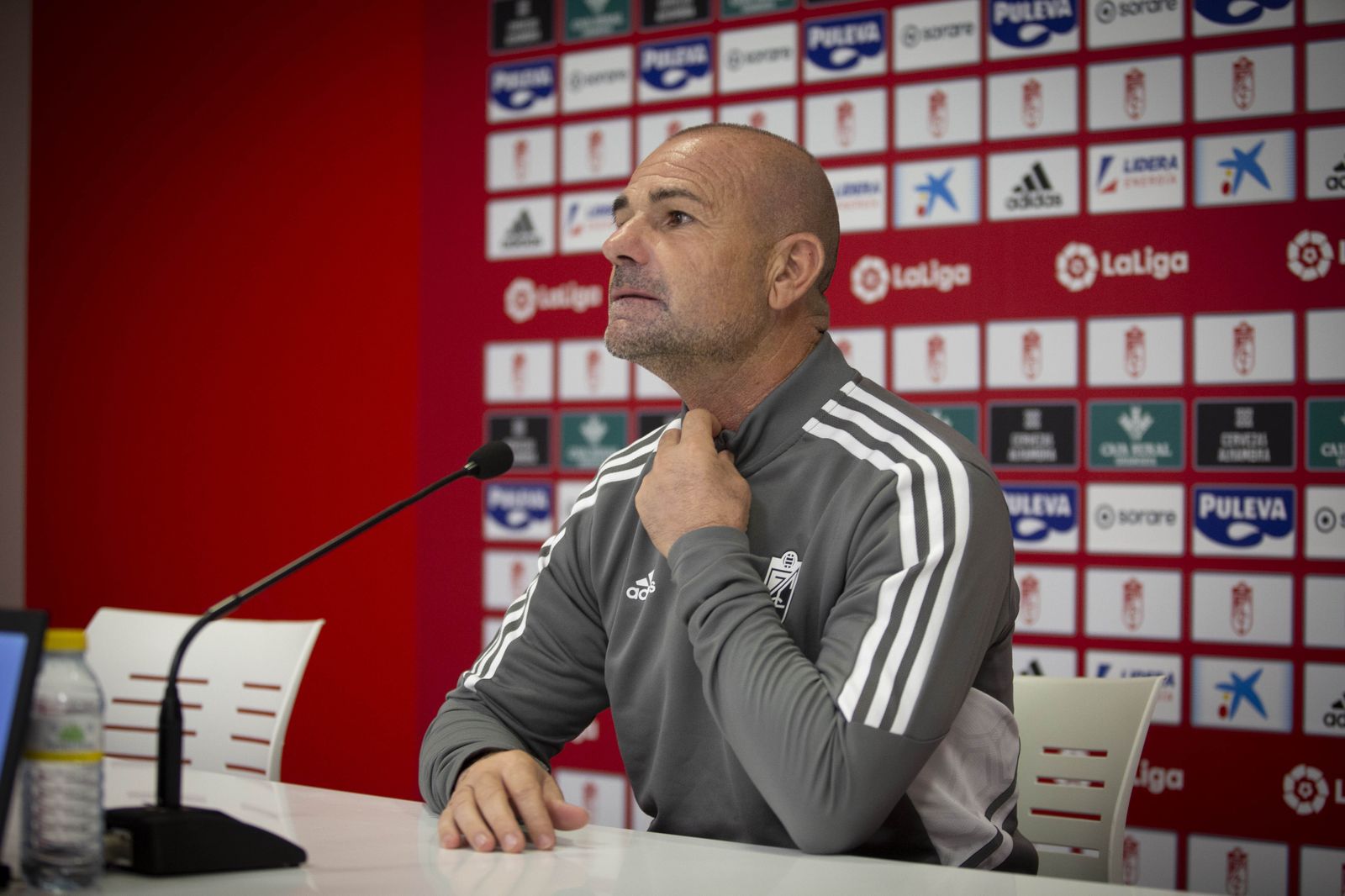Paco López, en rueda de prensa.