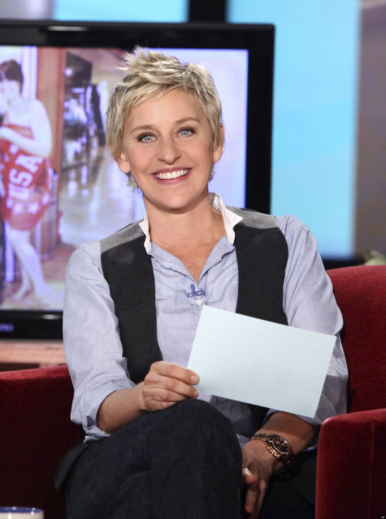 La presentadora y actriz Ellen DeGeneres en 2014