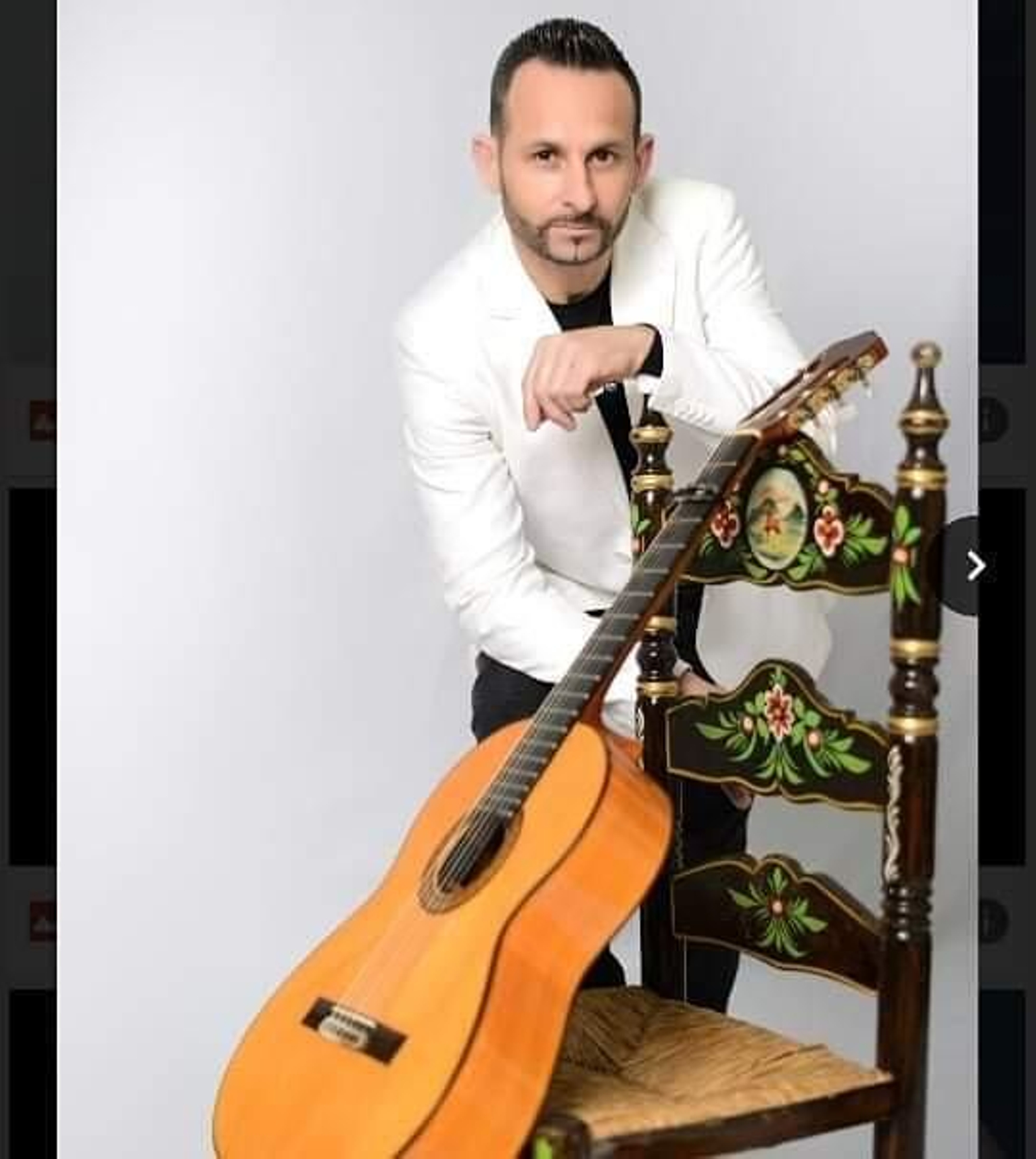 El artista algecireño Diego Martínez 'Mestizo'.