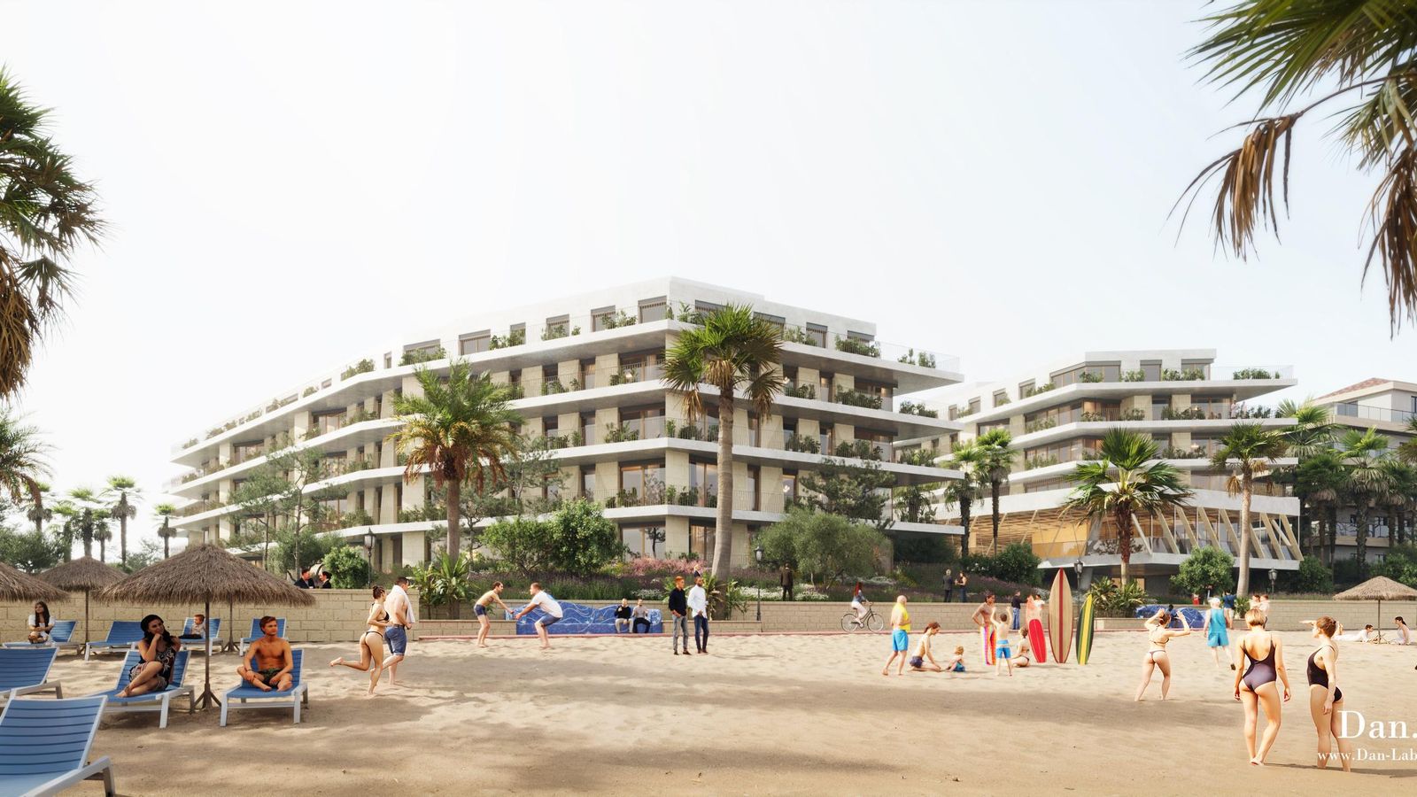 Recreación del proyecto inmobiliario del grupo ABU en Manilva.