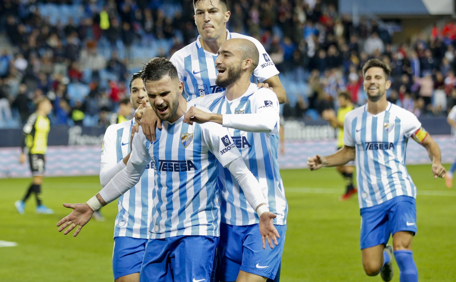 Las imágenes del Málaga CF-Tenerife