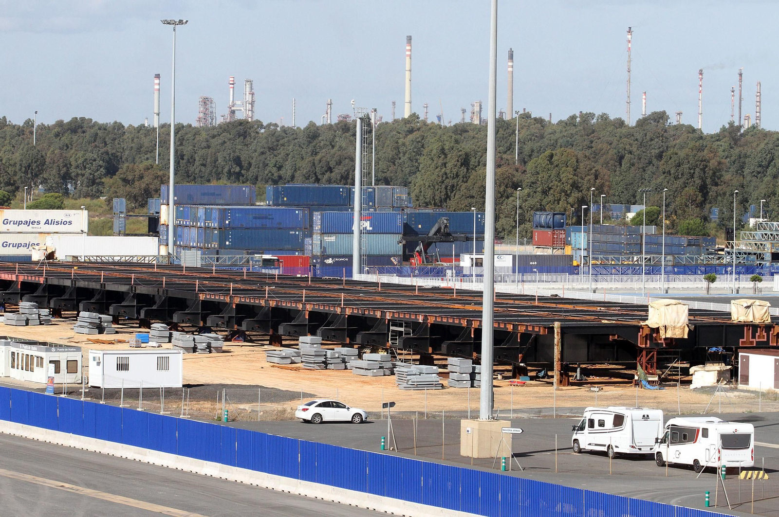 Balearia,  Fred Olsen y el Puerto de Huelva presentan la nueva línea entre Huelva y Canarias, en imágenes