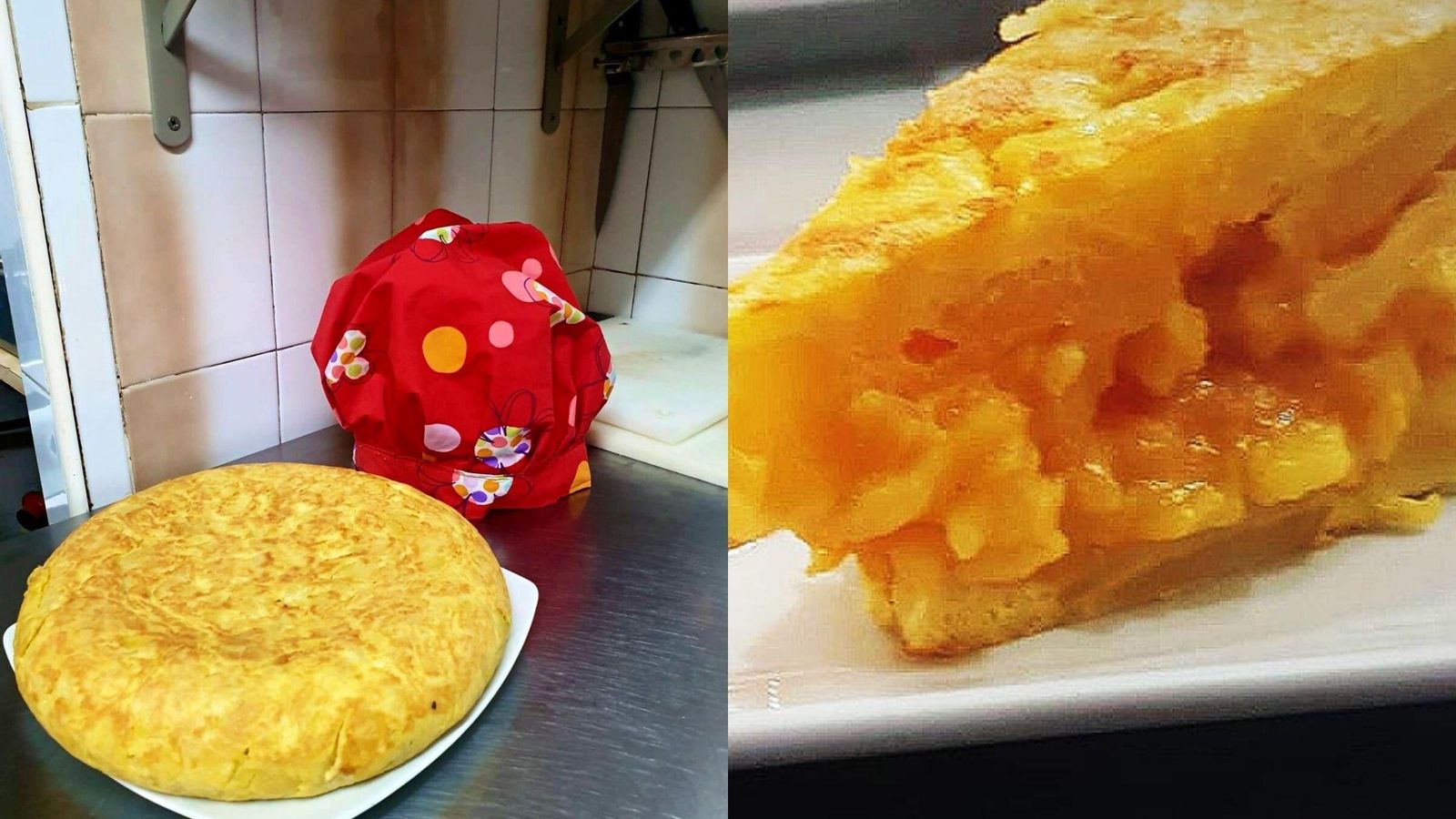 Tortilla de patatas en Café Central