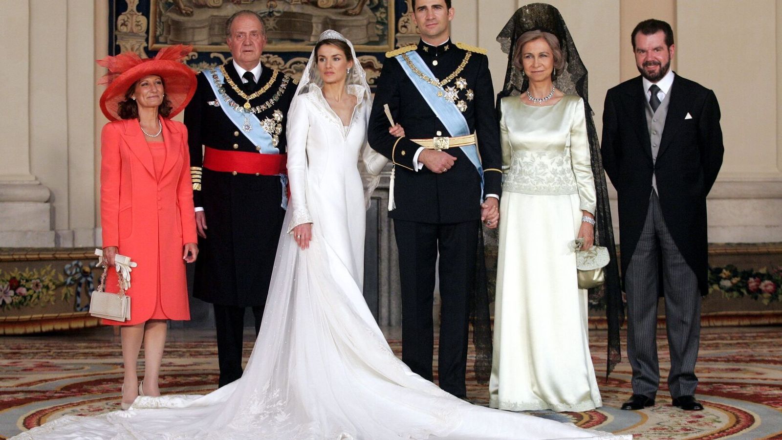 Foto oficial del enlace real.