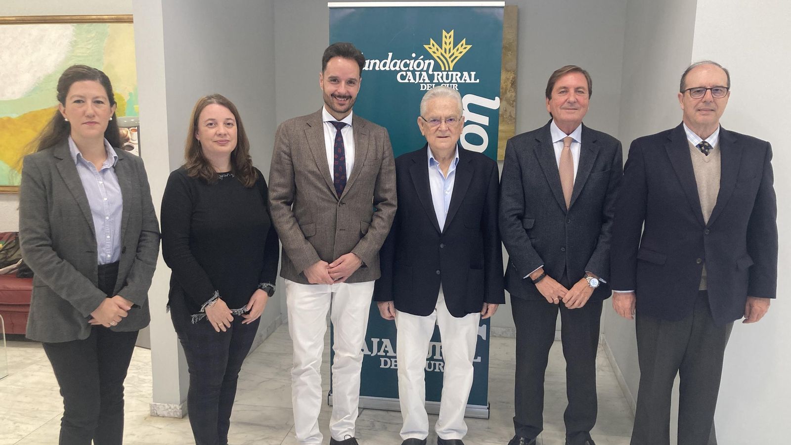 Foto del jurado de los premios de Investigacion de la Fundación Caja Rural del Sur.