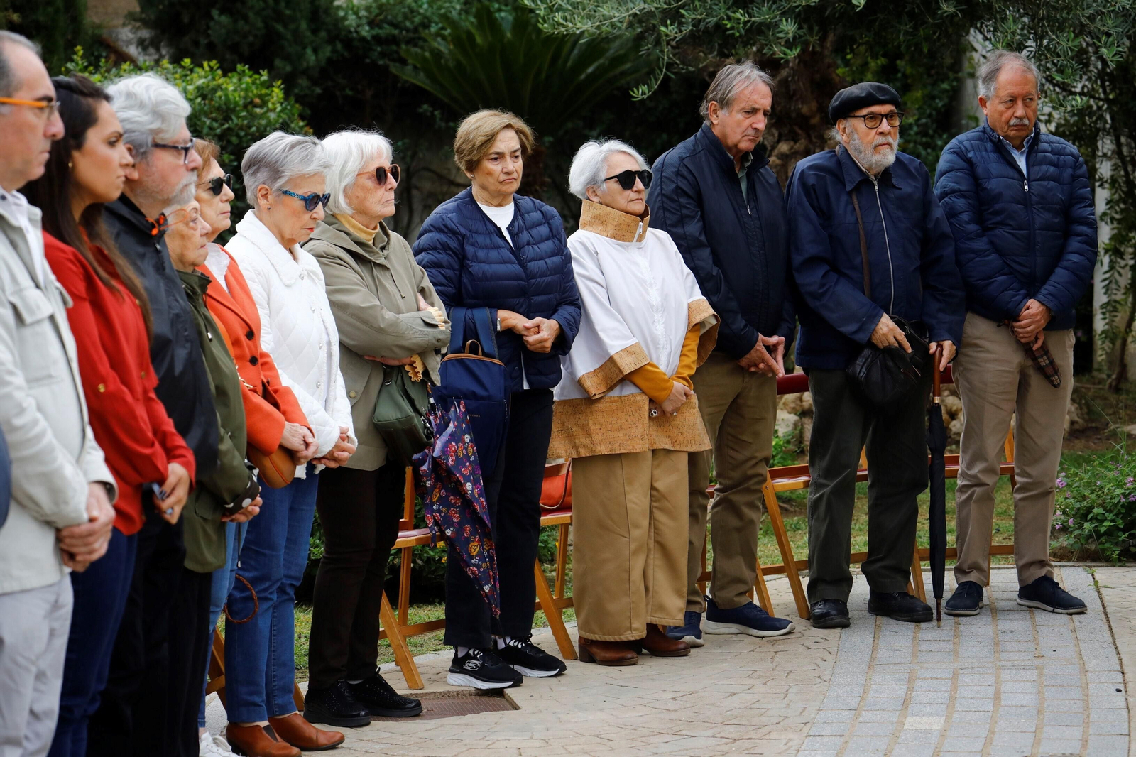 El acto de homenaje previo a las exhumaciones de las fosas en la Salud, en imágenes