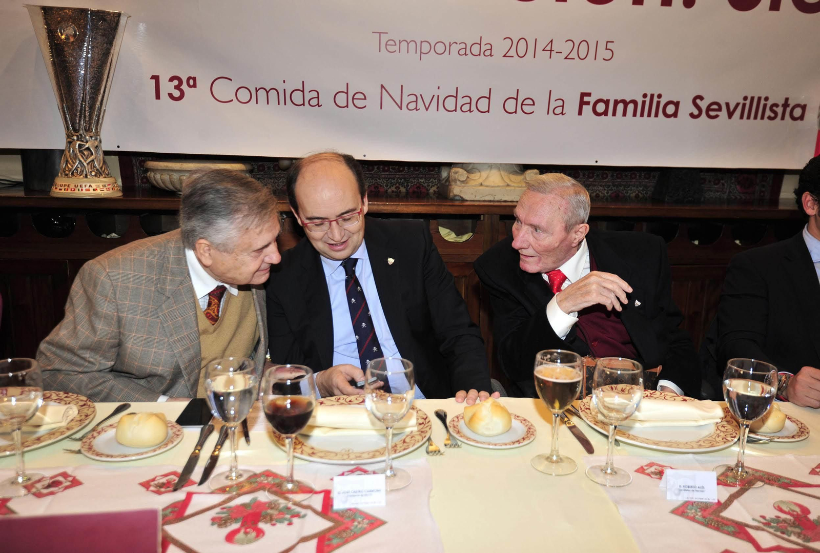 Rafael Carrión, José Castro y Roberto Alés.
