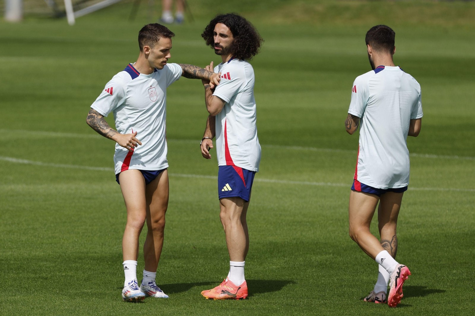 Las fotos de la selección española antes del partido contra Georgia