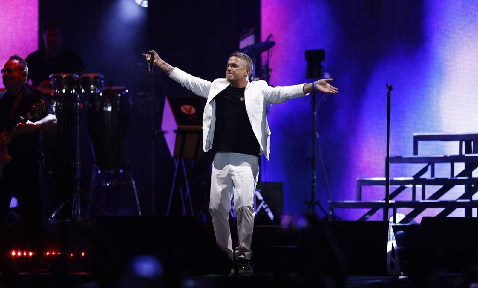 Alejandro Sanz en su concierto en junio en Sevilla