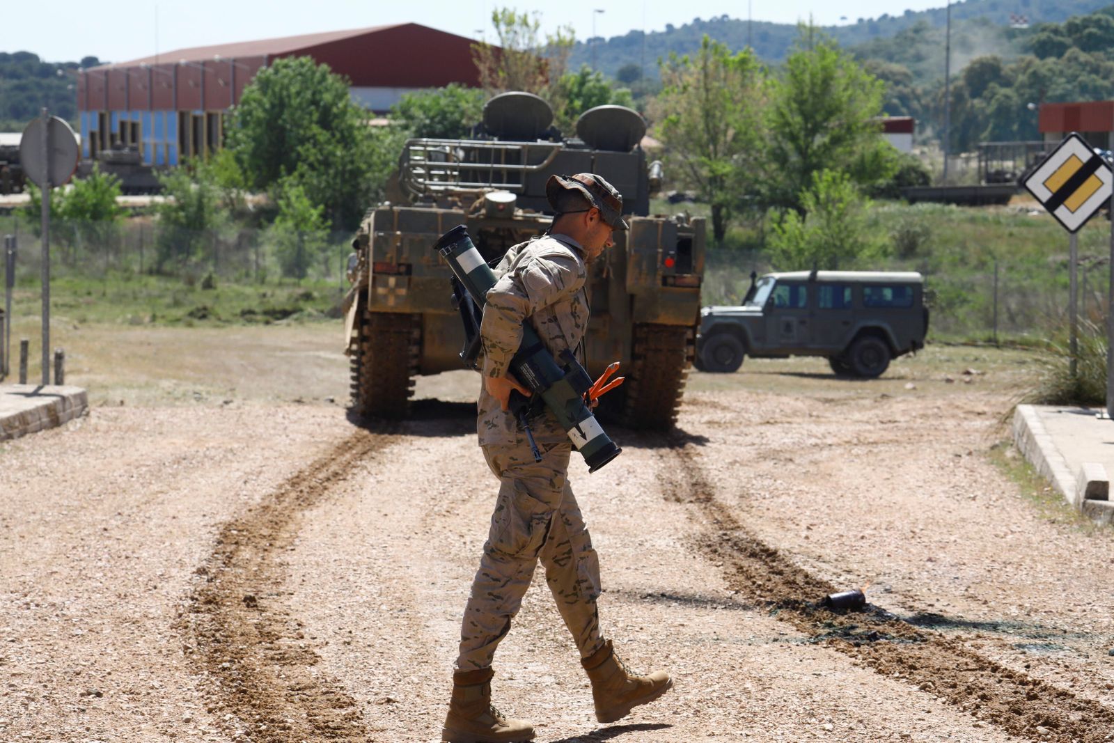 El combate en zona urbanizada en Cerro Muriano, en imágenes