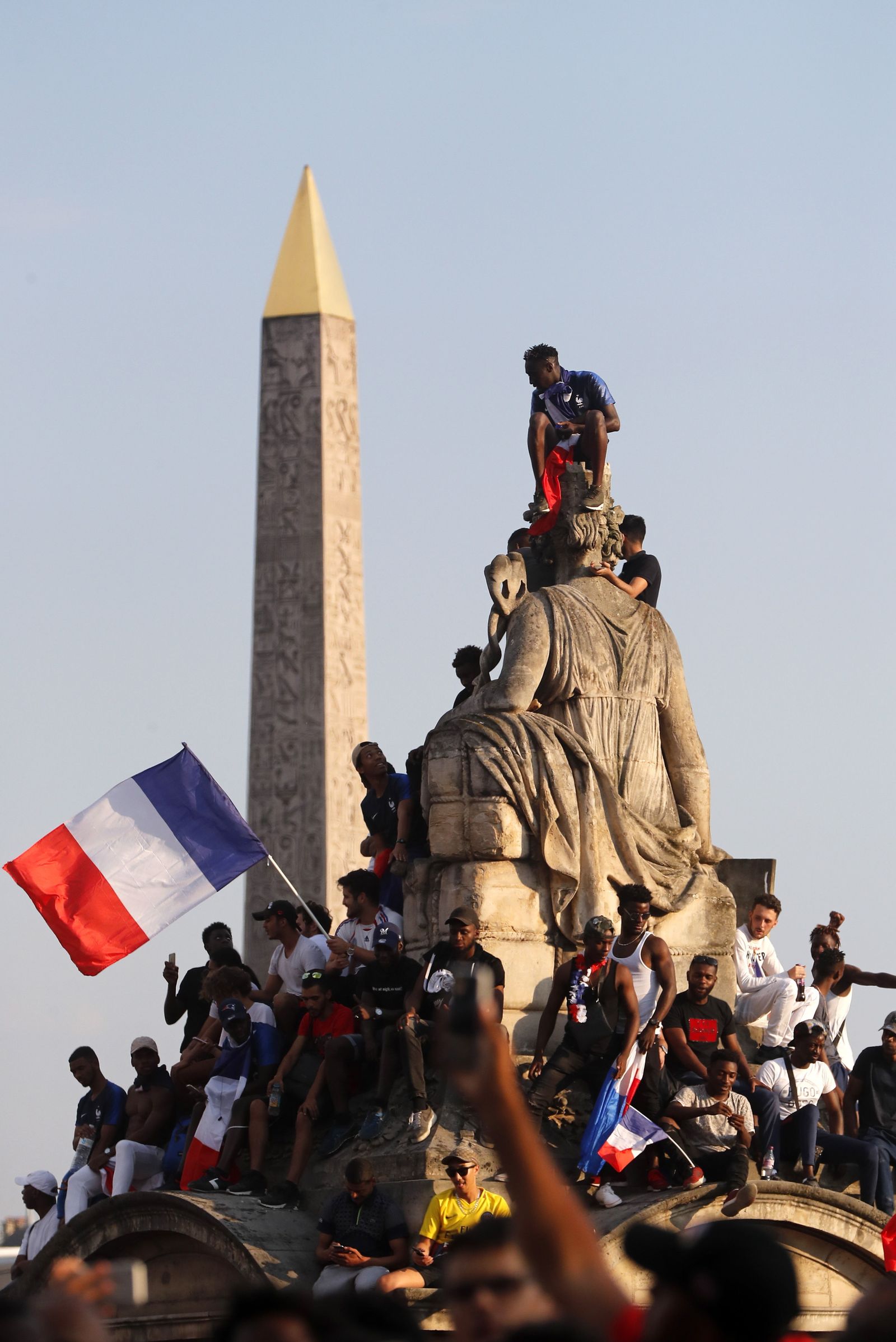 Francia celebra el triunfo de su selección en el Mundial