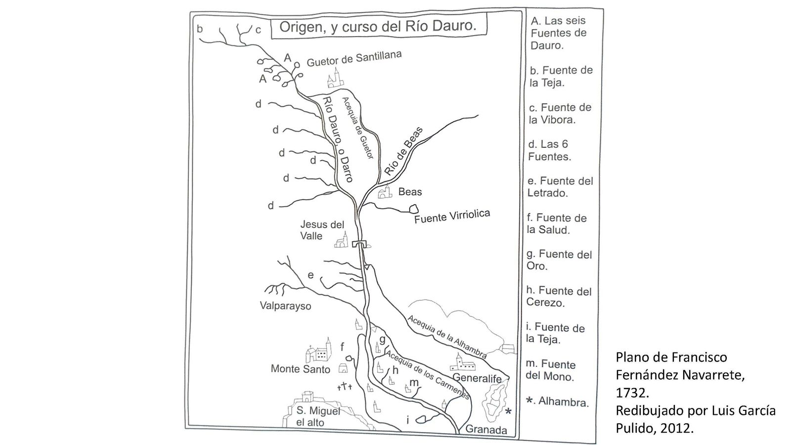 Plano de Francisco Fernández Navarrete