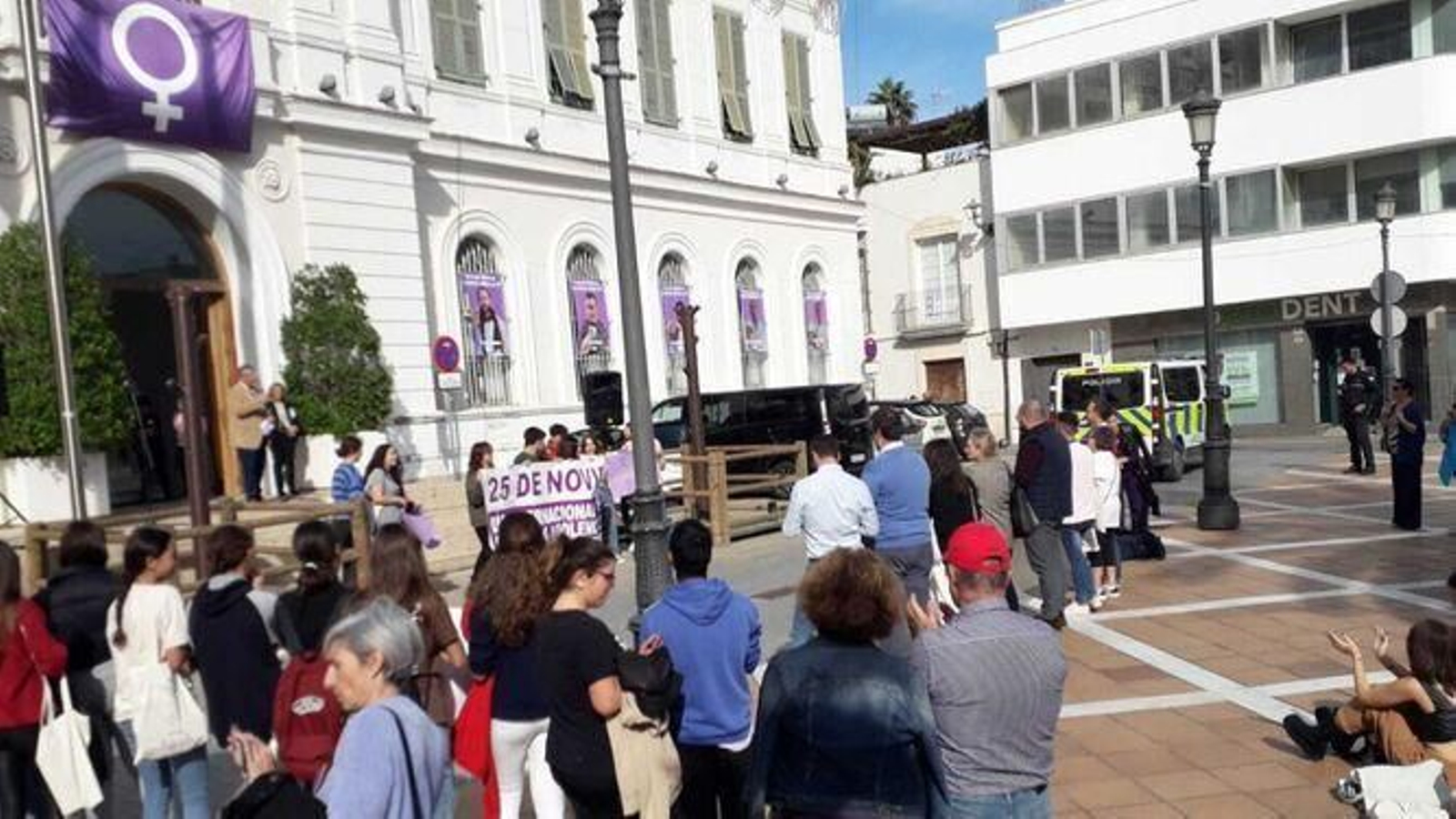 La marcha por el 25-N  del pasado año 2022.