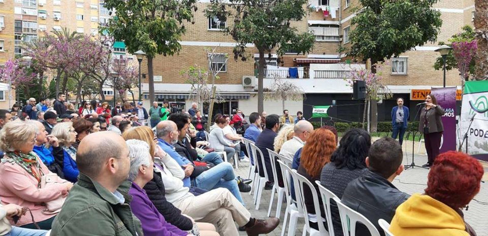 Presentación de la candidatura de Adelante Málaga para las elecciones municipales.