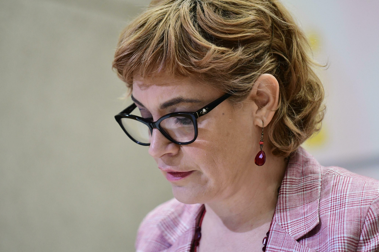 La diputada Marisa Ruz, durante su comparecencia del viernes. La diputada Marisa Ruz, durante su comparecencia del viernes.