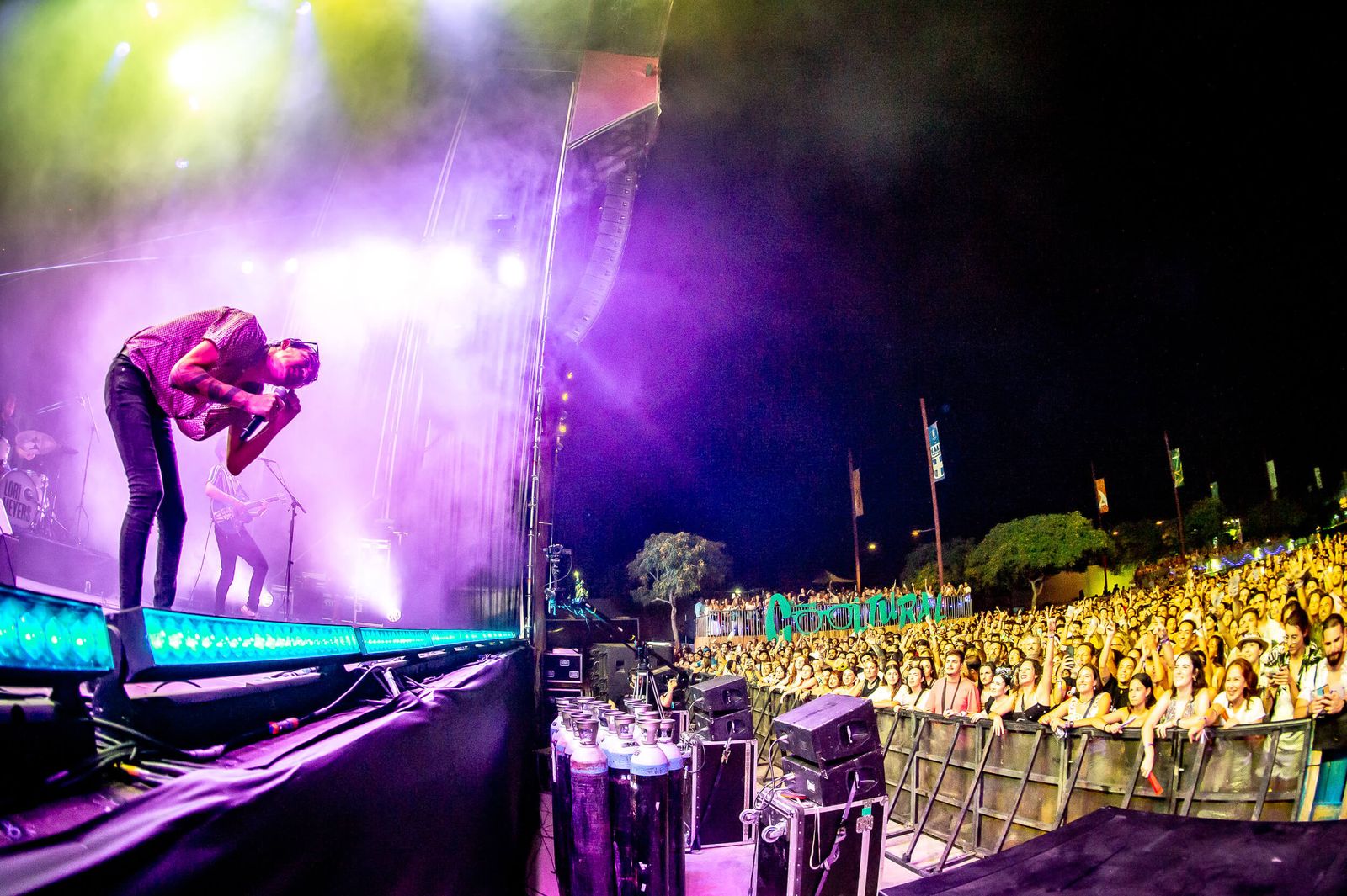 Lori Meyers durante su gran actuación ante el público que se dio cita en Cooltural Fest.