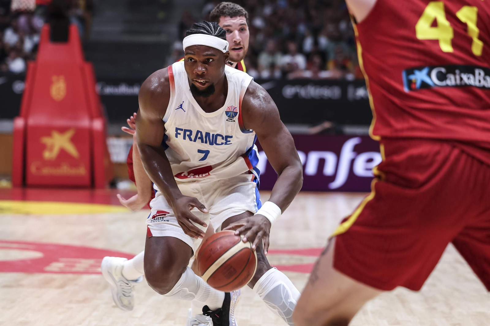 Las fotos del España - Francia de baloncesto