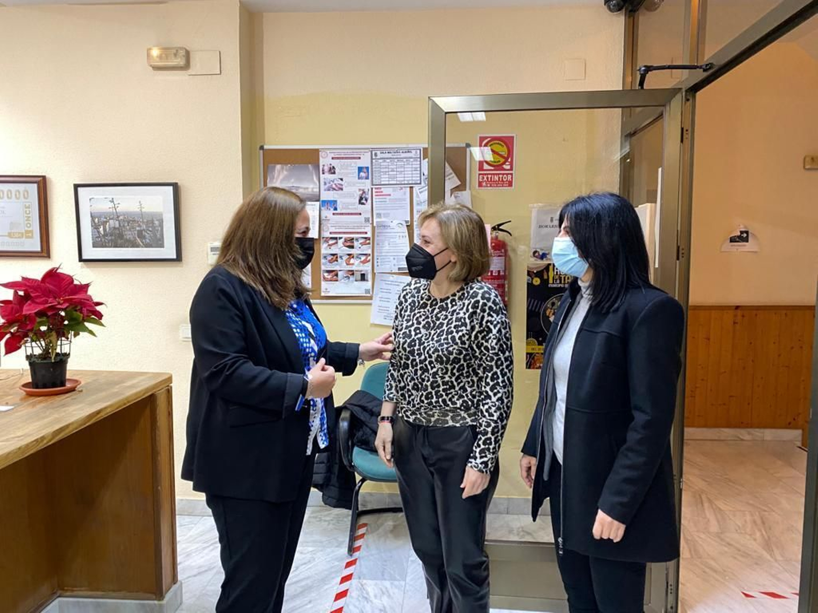 La delegada del Gobierno en Andalucía, Sandra García, visita Albuñol (Granada)