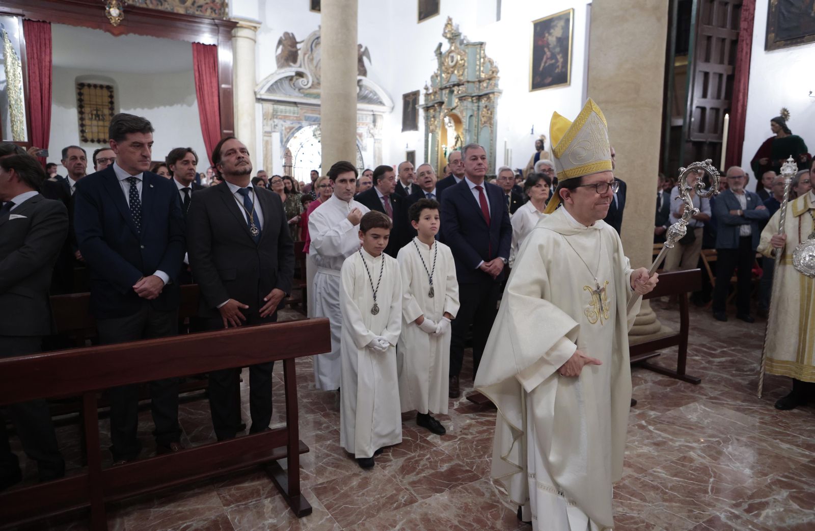 Imágenes de la reapertura de la iglesia de Santiago