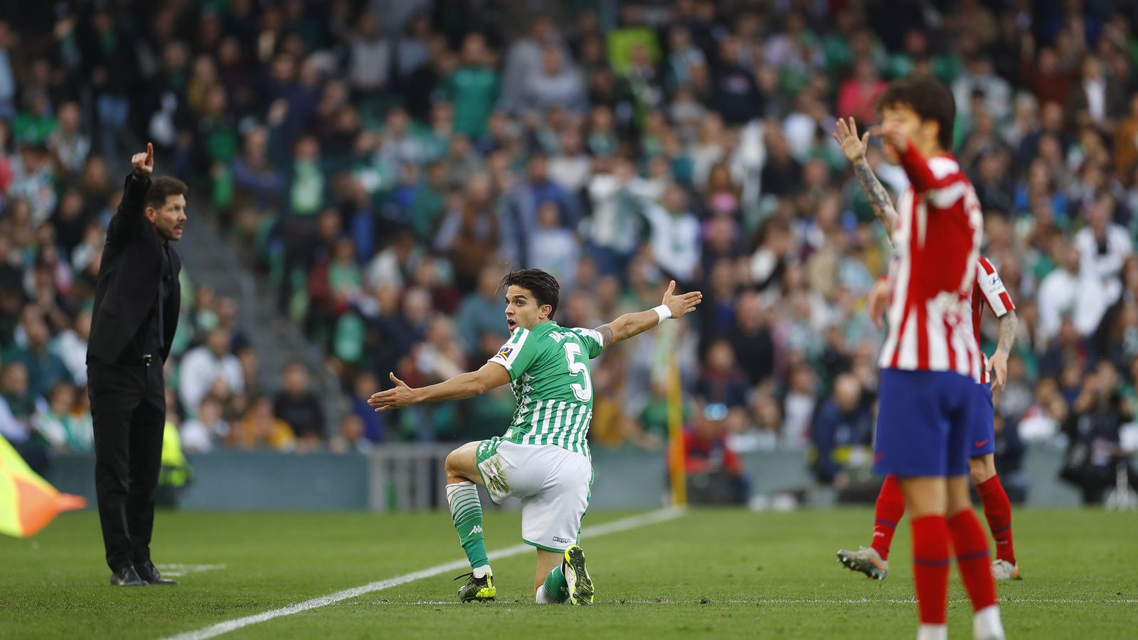 Las imágenes del Betis-atlético de Madrid