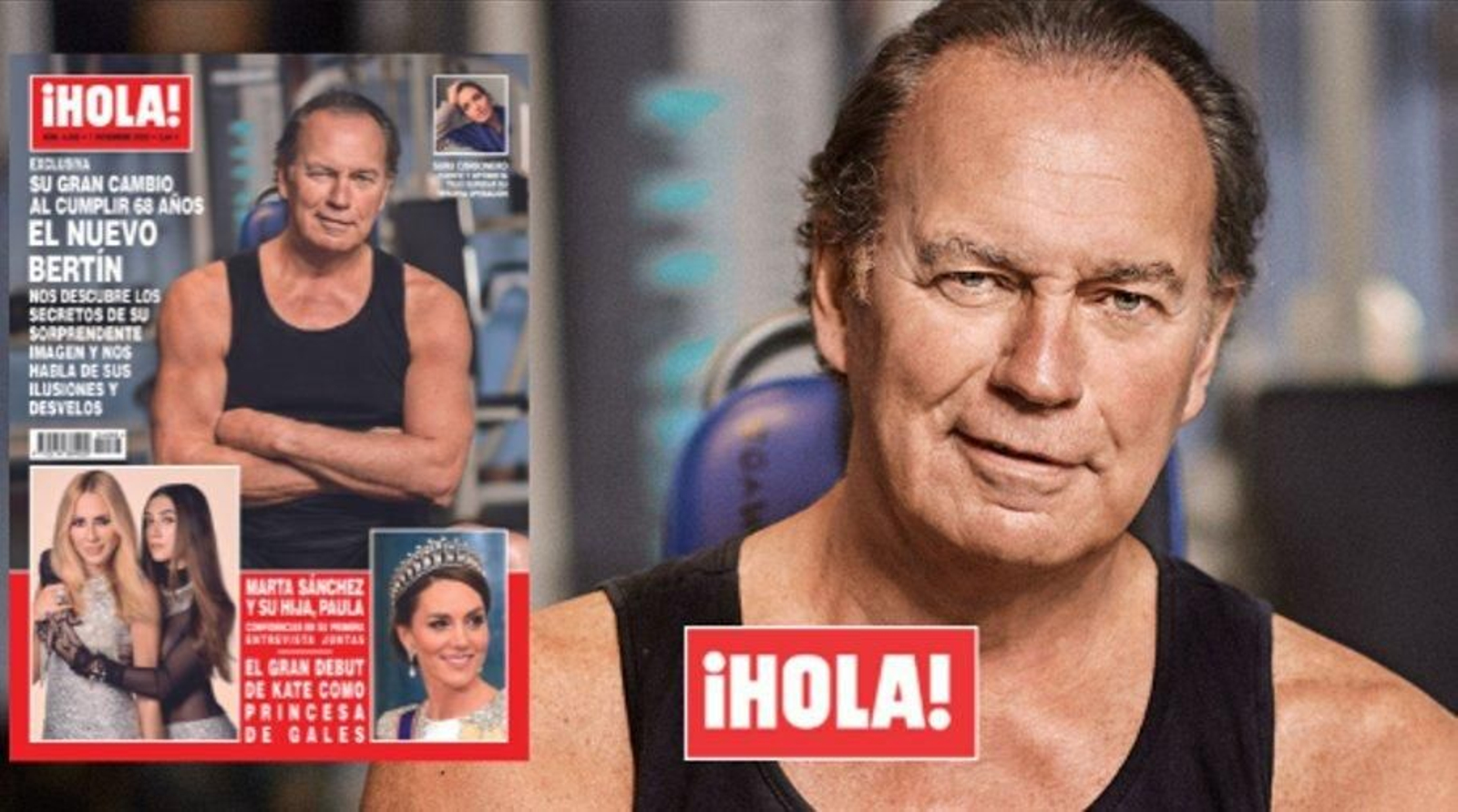 Bertín Osborne en la portada de ¡Hola! Bertín Osborne en la portada de ¡Hola!