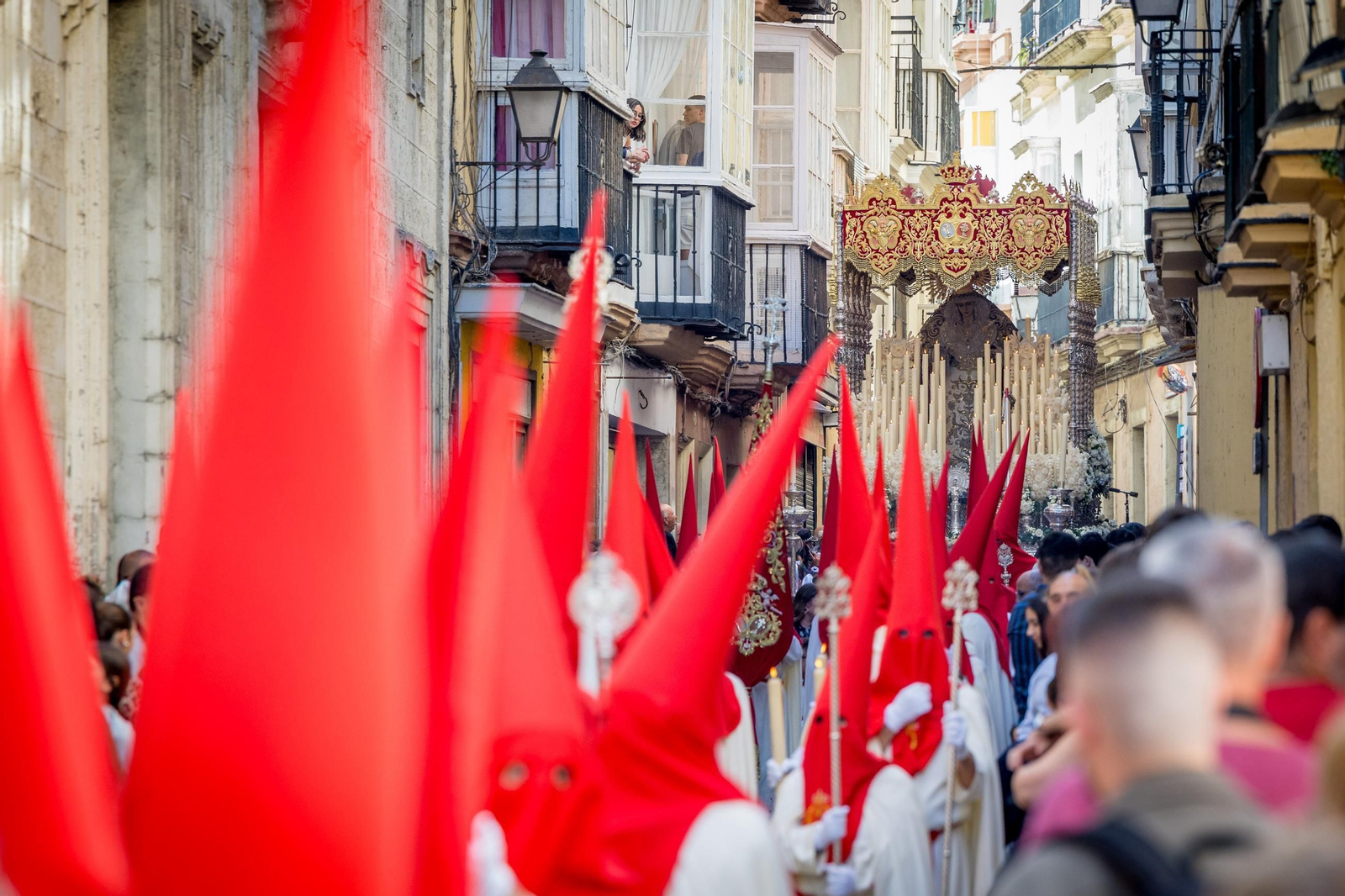 Imágenes de la salida de Las Penas en la Semana Santa de Cádiz 2025 Imágenes de la salida de Las Penas en la Semana Santa de Cádiz 2025