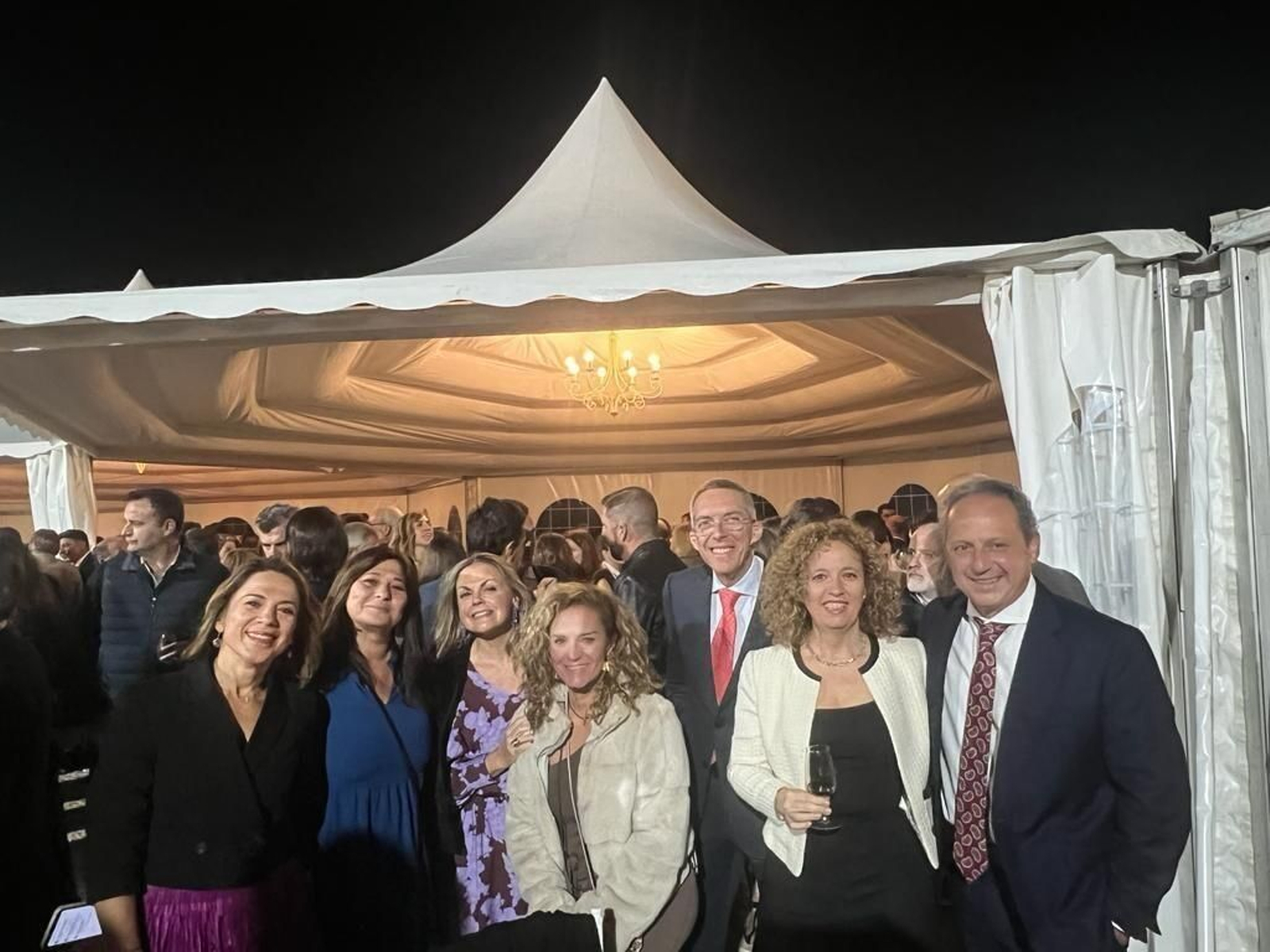 Gema Rodríguez-Téllez, Elena Fernández, Isa Sánchez, José Ramón Castro, Teresa Domínguez y Pepe Amaya.